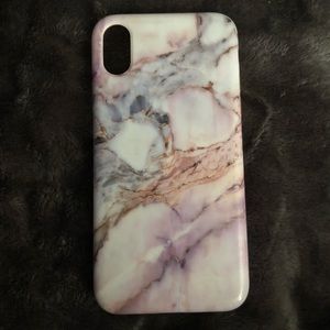 iPhone 10 marble case soft